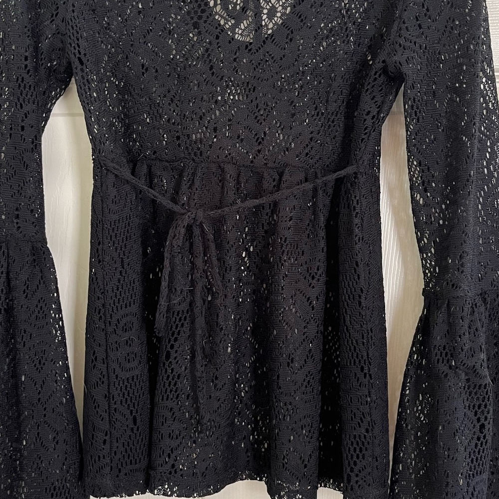 OLSENBOYE black lace top - Picture 4 of 7